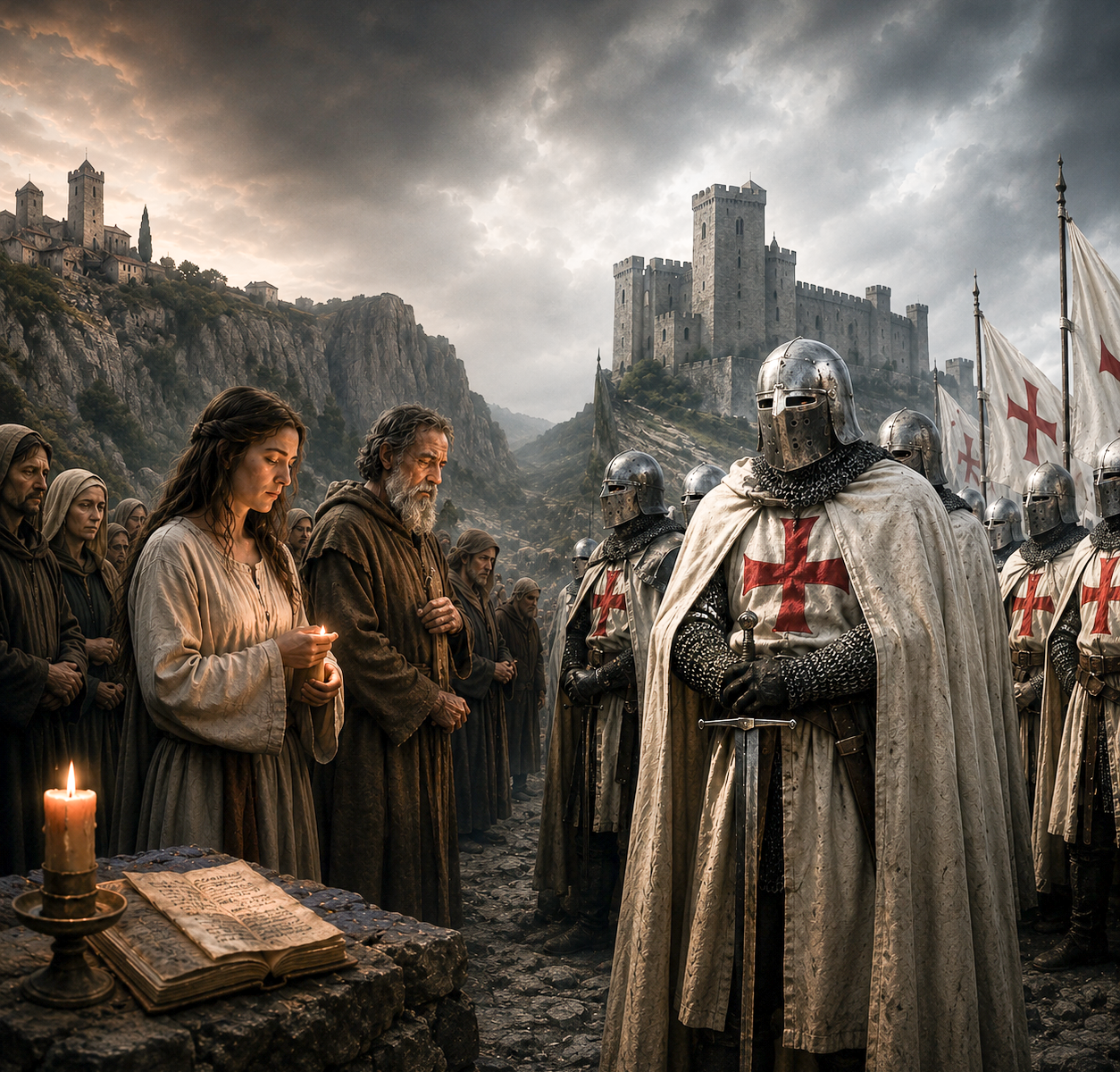 Cátaros y templarios: Vidas al servicio, corazones distintos